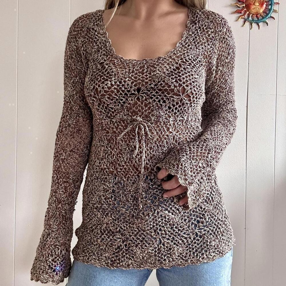 Vintage 90s Dainty Knit Babydoll